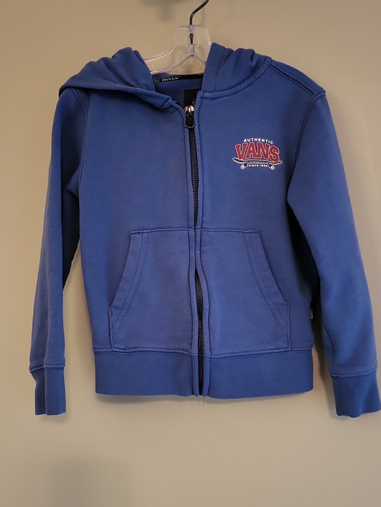 Vans Other - Vans blue zip up hoodie with front and back logo